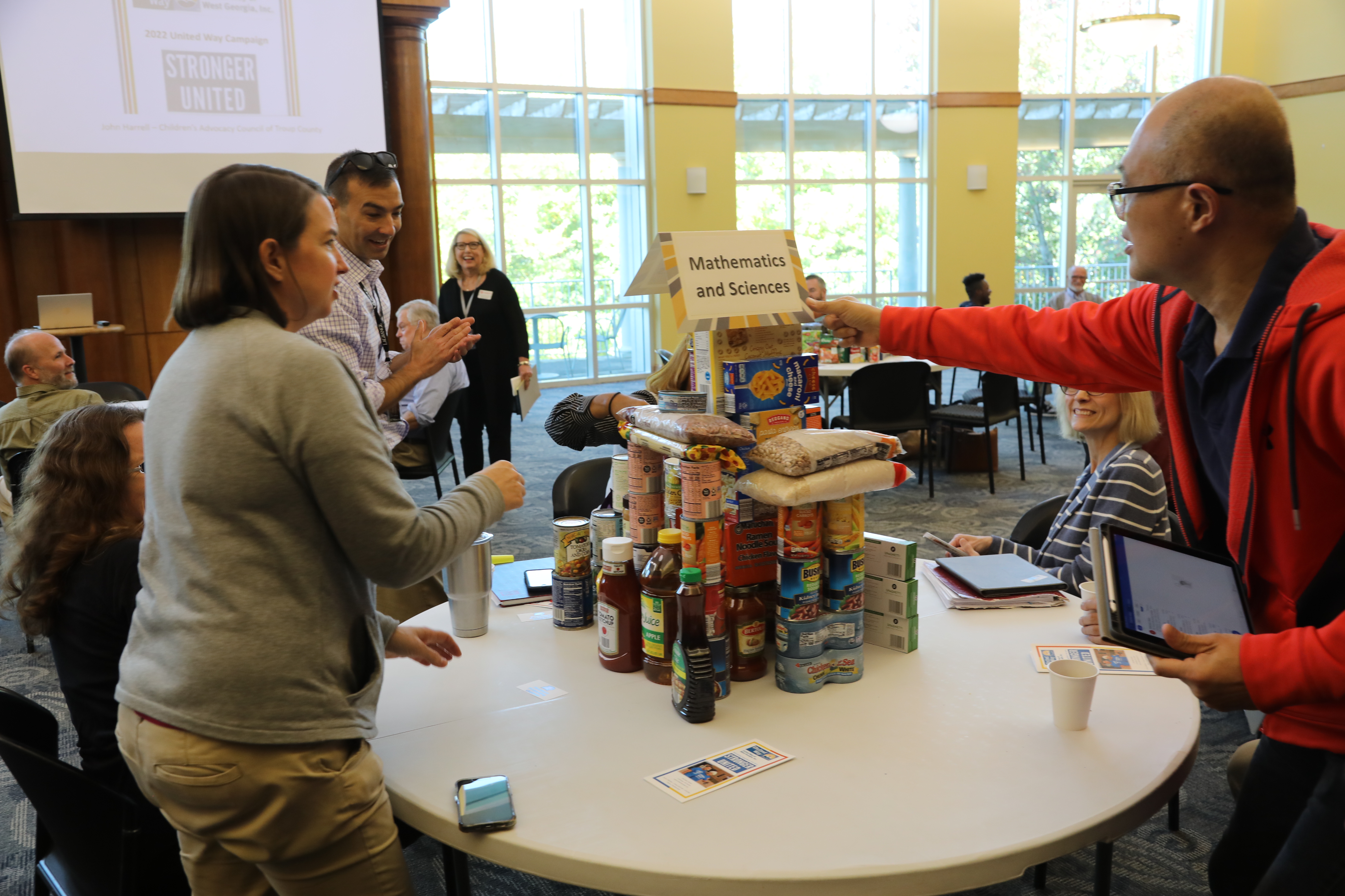 Faculty Food Drive Winners